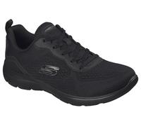 Sneaker SKECHERS "SUMMITS", Damen, Gr. 38, schwarz, Textil, unifarben, Schuhe Sneaker, Schnürschuh, Freizeitschuh, Halbschuh mit Memory Foam (87259728-38) schwarz