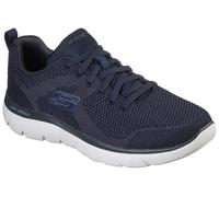 Sneaker SKECHERS "SUMMITS", Herren, Gr. 46, blau (navy), Textil, Schuhe Sneaker, mit gepolstertem Schaftrand, Freizeitschuh, Halbschuh, Schnürschuh (31991406-46)