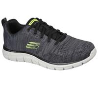 Sneaker SKECHERS "TRACK", Herren, Gr. 41, grau, Textil, meliert, Schuhe Sneaker, Freizeitschuh, Halbschuh, Schnürschuh mit gepolsterter Innensohle (40050610-41) grau