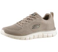 Sneaker SKECHERS "TRACK", Herren, Gr. 44, grau (taupe), Textil, meliert, Schuhe Sneaker, Freizeitschuh, Halbschuh, Schnürschuh mit gepolsterter Innensohle (90940115-44) taupe