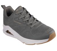 Sneaker SKECHERS "TRES-AIR UNO", Damen, Gr. 41, grün (olivgrün), Lederimitat, Schuhe Sneaker, Freizeitschuh, Halbschuh, Schnürschuh mit Skech-Air-Luftpolsterung (21311138-41) olivgrün