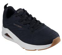Sneaker SKECHERS "TRES-AIR UNO", Damen, Gr. 42, schwarz-weiß (schwarz, weiß), Lederimitat, Schuhe Sneaker, Freizeitschuh, Halbschuh, Schnürschuh mit Skech-Air-Luftpolsterung (45956406-42) schwarz, wei