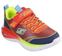 Sneaker SKECHERS "TRI-NAMICS 2.0", Kinder, Gr. 31, rot, multifarben, Textil, Lederimitat, kontrastfarbene Details, sportlich, Schuhe, Klettschuh mit Gummizug, Größenschablone zum Download (61843751-31