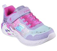 Sneaker SKECHERS "UNICORN DREAMS", Mädchen, Gr. 29, lila (lavendel, rosa einhorn), Textil, Schuhe Sneaker, Blinkschuh, Klettschuh, Kinderschuh mit Gummizug und Klettriegel (56482566-29) lavendel, rosa