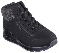 Sneaker SKECHERS "Uno Gen1 - Darling Daze", Mädchen, Gr. 38, schwarz, Lederimitat, Textil, Schuhe Sneaker, Schnürboots, Winterstiefel, High Top Sneaker mit Warmfutter (37522627-38) schwarz