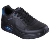 Sneaker SKECHERS "UNO ICON", Herren, Gr. 44, schwarz, Leder, unifarben, Schuhe Sneaker, Keilsneaker, Sneaker mit Luftkissen (26094954-44) schwarz