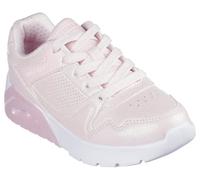 Sneaker SKECHERS "UNO LITE 2.0", Mädchen, Gr. 31, rosa (rosé), Lederimitat, schimmernd, Schuhe Sneaker, Schnürschuh mit farbl. Keilsohle, Größenschablone zum Download (18521408-31)