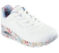 Skechers Damen UNO-Majestic Garden Sneaker, Weiß/Mehrfarbig, 35 EU