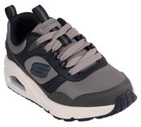 Sneaker SKECHERS "UNO - RETRO GROOVE", Jungen, Gr. 39, schwarz (braun, schwarz), Lederimitat, Schuhe Sneaker, Freizeitschuh mit Memory Foam, Größenschablone zum Download (19042807-39)