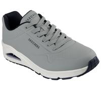 Sneaker SKECHERS "Uno - Stand on Air", Herren, Gr. 41, grün (oliv), Lederimitat, Schuhe, Freizeitschuh, Halbschuh, Schnürschuh mit Air-Cooled Memory Foam (51598600-41) oliv