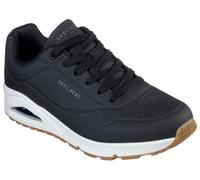 Sneaker SKECHERS "UNO-STAND ON AIR", Herren, Gr. 44, schwarz-weiß (schwarz, weiß), Lederimitat, Schuhe Sneaker, Plateausneaker, Keilsneaker mit Memory Foam (74796931-44)