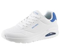 Skechers Herren Low-Top Sneaker UNO Suited ON AIR, Männer Sneakers,Low-top,maennlich,Men's,man,Halbschuhe,straßenschuhe,Weiß,48,5 EU