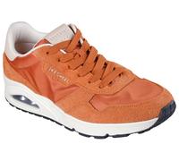 Sneaker SKECHERS "UNO-VINTAGE DAYZ", Herren, Gr. 43, braun (rostbraun), Leder, casual, Schuhe, Schnürschuh, Halbschuh, Freizeitschuh mit Luftkissen (19096533-43) rostbraun