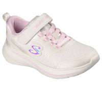 Sneaker SKECHERS "WAVE 92", Mädchen, Gr. 31, rosa (natur), Lederimitat, Textil, Glitzer, Schuhe Sneaker, Schlupfschuh mit Glitzer für Mädchen, Größenschablone zum Download (51038041-31) natur