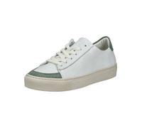 Sneaker SNEAKY STEVE "Sneaky Steve Sneaker Leder", Damen, Gr. 37, bunt (weiß, grün), Leder, Schuhe Sneaker (63216705-37) weiß, grün
