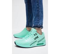 Sneaker SOCCX, Damen, Gr. 37, french mint, Synthetik, Textil, bedruckt, Schuhe Sneaker, mit Wechselfußbett (24542668-37) french mint