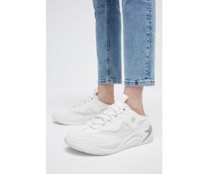 Sneaker SOCCX, Damen, Gr. 37, weiß, Synthetik, Textil, unifarben, Schuhe Sneaker, mit Wechselfußbett (65335631-37) weiß