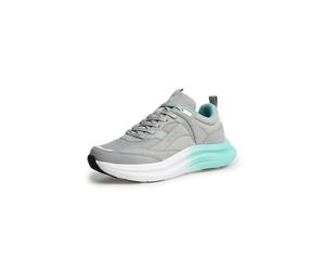 Sneaker SOCCX, Damen, Gr. 41, gray, Leder, Synthetik, Textil, unifarben, Schuhe Sneaker, mit Farbverlauf in der Sohle (52174849-41) gray