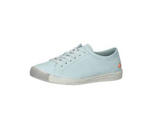Sneaker SOFTINOS "softinos Sneaker Leder", Damen, Gr. 37, hellblau, Leder, Schuhe Sneaker (99787338-37) hellblau