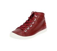 Sneaker SOFTINOS "softinos Sneaker Leder", Damen, Gr. 37, rot, Leder, Schuhe Sneaker (69583114-37)