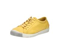 softinos Sneaker Damen Leder gelb, Gr. 39