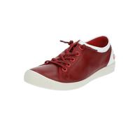 Sneaker SOFTINOS "softinos Sneaker Leder", Damen, Gr. 39, weiß (rot, weiß), Leder, Schuhe Sneaker (85532929-39) rot, weiß