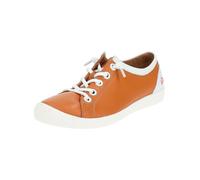 Sneaker SOFTINOS "softinos Sneaker Leder", Damen, Gr. 43, orange, Leder, Schuhe Sneaker (96854856-43) orange
