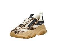 Sneaker STEVE MADDEN "STEVE MADDEN Sneaker Leder/Textil", Damen, Gr. 38, braun (leopard), Leder, Textil, casual, Schuhe (12063447-38) leopard