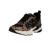Sneaker STEVE MADDEN "STEVE MADDEN Sneaker Lederimitat", Damen, Gr. 37, braun (schwarz, braun), Lederimitat, Schuhe Sneaker (70869066-37) schwarz, braun
