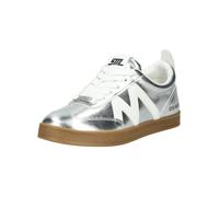 Sneaker STEVE MADDEN "STEVE MADDEN Sneaker Lederimitat", Damen, Gr. 39, silber, Lederimitat, casual, Schuhe (92748938-39) silber