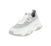 Sneaker STEVE MADDEN "STEVE MADDEN Sneaker Lederimitat/Mesh", Damen, Gr. 38, grau, weiß, Lederimitat, Textil, Schuhe Sneaker (92560312-38) grau, weiß