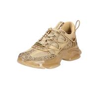 Sneaker STEVE MADDEN "STEVE MADDEN Sneaker Lederimitat/Textil", Damen, Gr. 39, gold, Lederimitat, Textil, Schuhe (19527802-39) gold