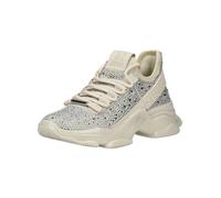 Sneaker STEVE MADDEN "STEVE MADDEN Sneaker Lederimitat/Textil", Damen, Gr. 40, silber, Lederimitat, Textil, Schuhe Sneaker (61690800-40) silber