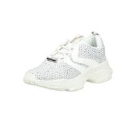 Sneaker STEVE MADDEN "STEVE MADDEN Sneaker Lederimitat/Textil", Damen, Gr. 41, weiß, silber, Lederimitat, Textil, Schuhe Sneaker (91311124-41) weiß, silber
