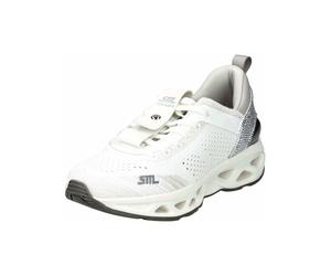 Sneaker STEVE MADDEN "STEVE MADDEN Sneaker Mesh", Damen, Gr. 37, silber (weiß, silber), Textil, Schuhe Sneaker (20895026-37) weiß, silber