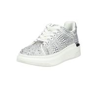 Sneaker STEVE MADDEN "STEVE MADDEN Sneaker Textil", Damen, Gr. 37, weiß, silber, Textil, Schuhe Sneaker (19516309-37) weiß, silber