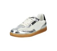 Sneaker STEVE MADDEN "STEVE MADDEN Sneaker Textil", Damen, Gr. 37, weiß, silber, Textil, Schuhe Sneaker (48565419-37) weiß, silber