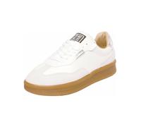 Sneaker STEVE MADDEN "STEVE MADDEN Sneaker Veloursleder", Damen, Gr. 38, weiß (weiß, silber), Veloursleder, Schuhe Sneaker (16075529-38) weiß, silber