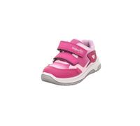 Sneaker SUPERFIT "COOPER WMS: mittel", Mädchen, Gr. 27, pink, rosa, Lederimitat, Polyester, Schuhe Sneaker, Klettschuh, mit herausnehmbarer Einlage, Größenschablone zum Download (69031366-27) pink, ro