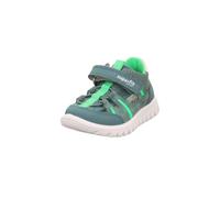 Sneaker SUPERFIT "SPORT7 MINI WMS: mittel", Mädchen, Gr. 26, grün, hellgrün, Lederimitat, Textil, Veloursleder, Schuhe Sneaker, Klettschuh, mit herausnehmbarer Einlage, Größenschablone zum Download (8