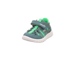 Sneaker SUPERFIT "SPORT7 MINI WMS: mittel", Mädchen, Gr. 27, grün, hellgrün, Lederimitat, Textil, Veloursleder, Schuhe Sneaker, Klettschuh, mit herausnehmbarer Einlage, Größenschablone zum Download (8