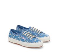Sneaker SUPERGA "2750 SANGALLO", Damen, Gr. 39, blau (blau indaco, favorio), Textil, Schuhe Sneaker (49635047-39) blau indaco, favorio