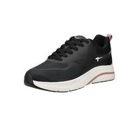 Sneaker TAMARIS "Tamaris Sneaker Lederimitat/Textil", Damen, Gr. 40, schwarz, Lederimitat, Textil, Schuhe Sneaker (28446540-40) schwarz