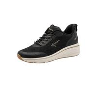 Tamaris Damen Low-Top Sneaker, Frauen Sneaker,laessig,langlebig,leger,Nude,Papaw,Pass-Form,Pepper,Pflege-leicht,qualitaet,robust,Black,40 EU
