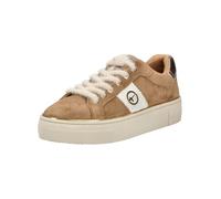 Sneaker TAMARIS "Tamaris Sneaker Veloursleder", Damen, Gr. 39, braun (camel), Veloursleder, Schuhe (87283145-39) camel