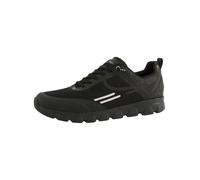 tenhaag Herren, Männer Low-Top Sneaker,Warm gefüttert,Strassenschuhe,Freizeitschuhe,Turnschuhe,Laufschuhe,schnürschuhe,Schwarz (Black),42 EU / 8 UK
