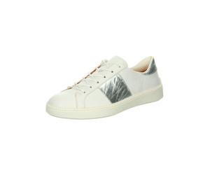 Sneaker THINK "Think Sneaker Nappaleder", Damen, Gr. 38,5, weiß, silber, Nappaleder, Schuhe Sneaker (79443732-38,5) weiß, silber