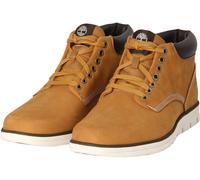 Sneaker TIMBERLAND "BRADSTREET - MID LACE UP SNEAKER", Herren, Gr. 44, gelb (wheat), Leder, Schuhe Sneaker, Winterstiefel, Schnürstiefel, Winterschuhe (25750746-44) wheat
