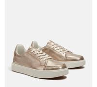 Sneaker TIMBERLAND "Emerson Street LOW LACE UP SNEAKER", Damen, Gr. 38, gold (gold metallic), Textil, Schuhe Sneaker (82414946-38) gold metallic