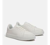 Sneaker TIMBERLAND "Emerson Street LOW LACE UP SNEAKER", Damen, Gr. 41, weiß (whi full gra), Textil, Schuhe Sneaker (65482548-41) whi full gra